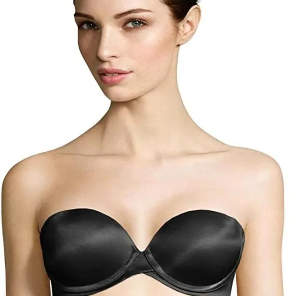 Maidenform Love the Lift Push-Up and in Strapless Bra DM9903, Black sz 34A